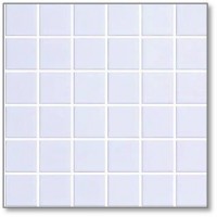 Shiny White Mosaic 48x48