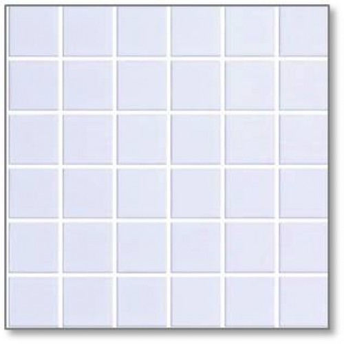 Shiny White Mosaic 48x48