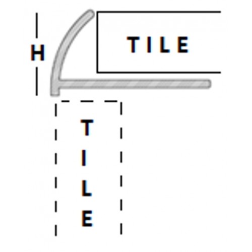 PVC Edge Trim - Marble
