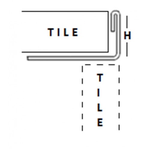 Stainless Steel Formable Edge 22.5mm x 2.5m