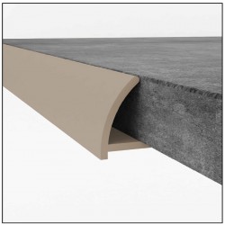 PVC Edge Trim - Buff 12mm x 2.4m
