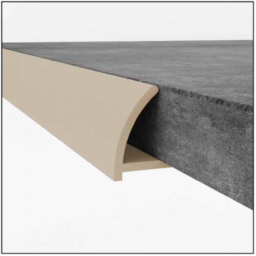 PVC Edge Trim - Cappucino 12mm x 2.4m
