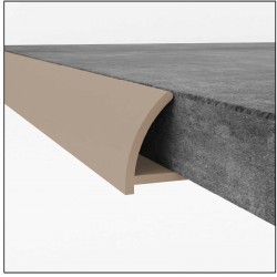 PVC Edge Trim - Light Brown 9mm x 2.4m