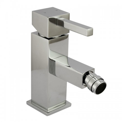Statute Square Bidet Mixer With Pop Up Waste