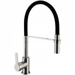Sulby Sink Mixer High Rise Black Silicon