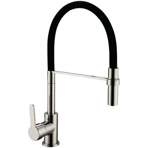 Sulby Sink Mixer High Rise Black Silicon